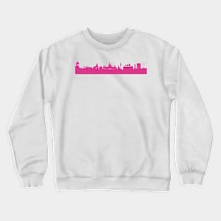 Graz skyline pink Crewneck Sweatshirt